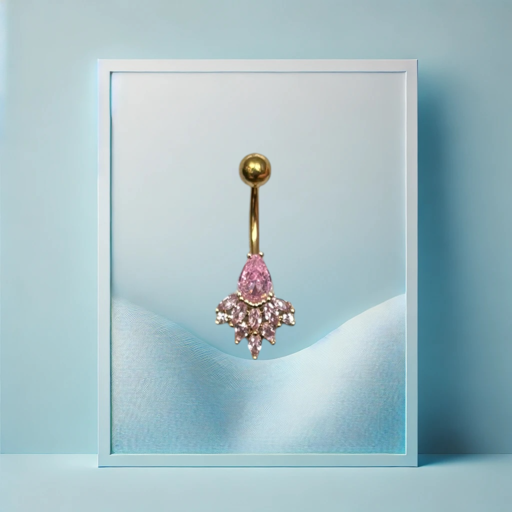 Crystal Kiss Bauchpiercing
