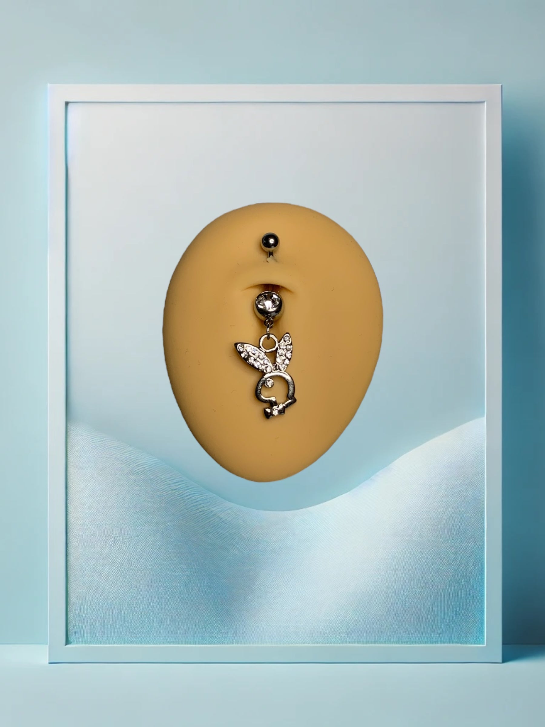 Baddy Bunny Bauchpiercing Silber - IcyBelly