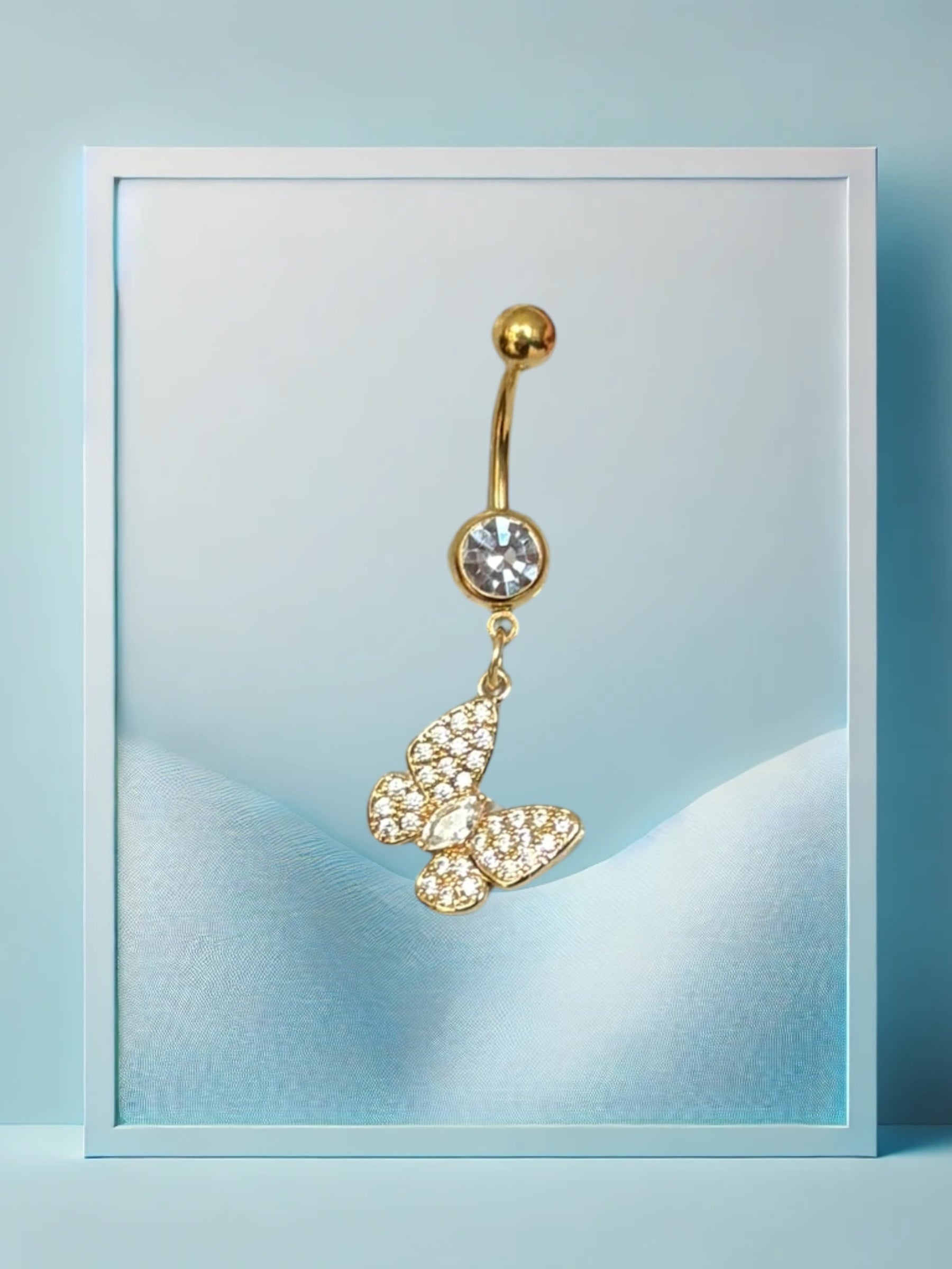 Diamond Dust Bauchpiercing 12mm