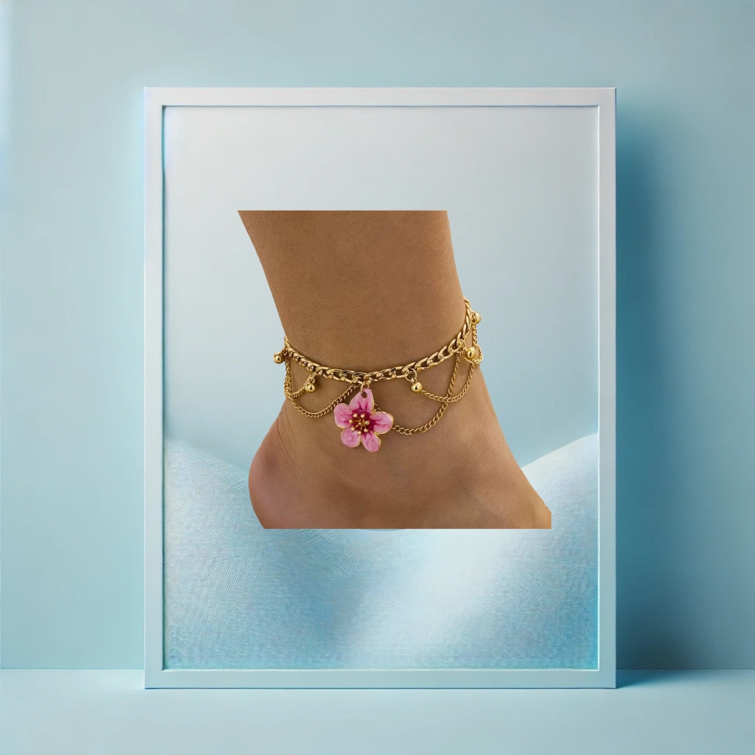 Floral Kiss Fußkette