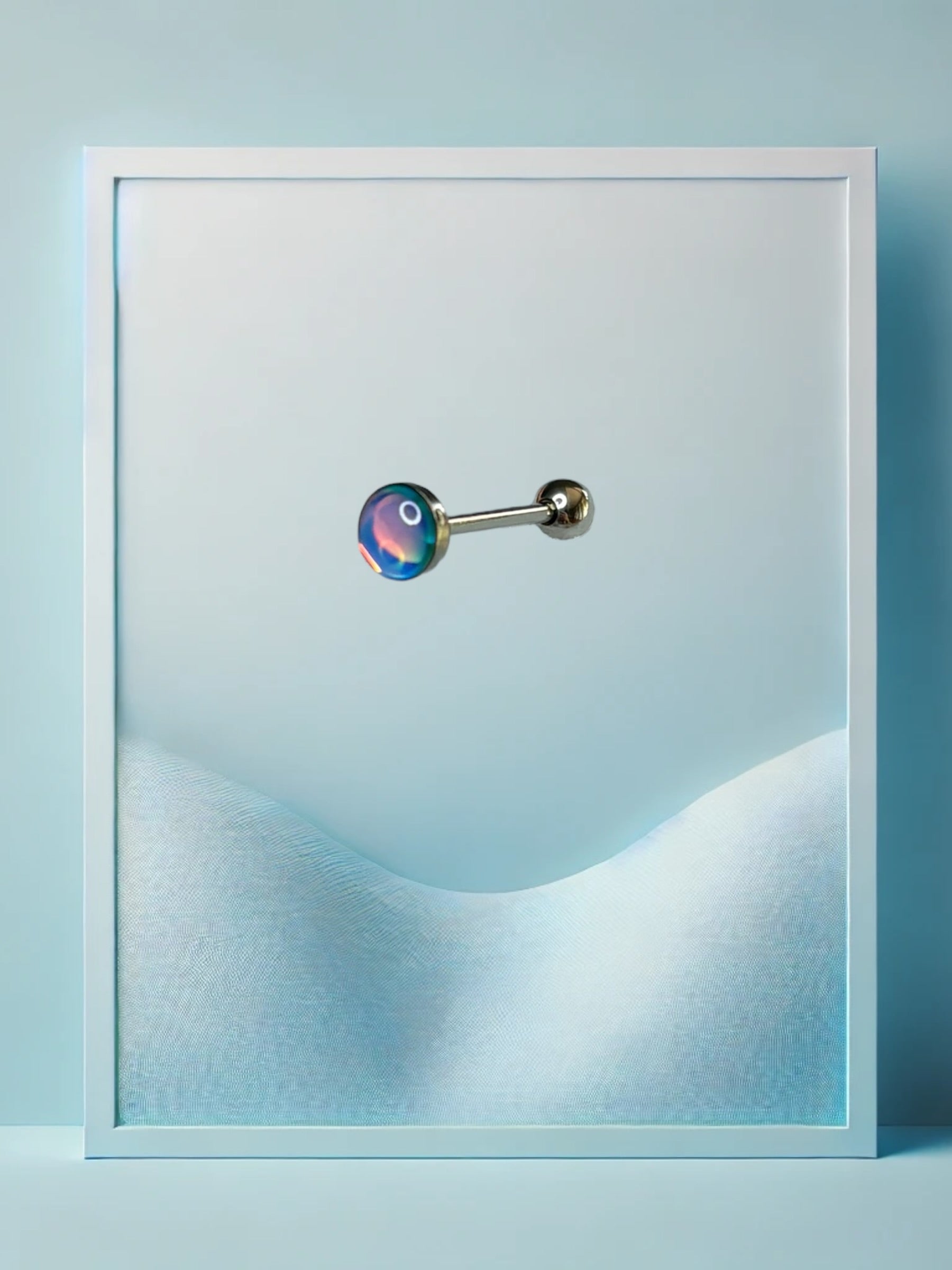 Cotton Candy Zungenpiercing Titan