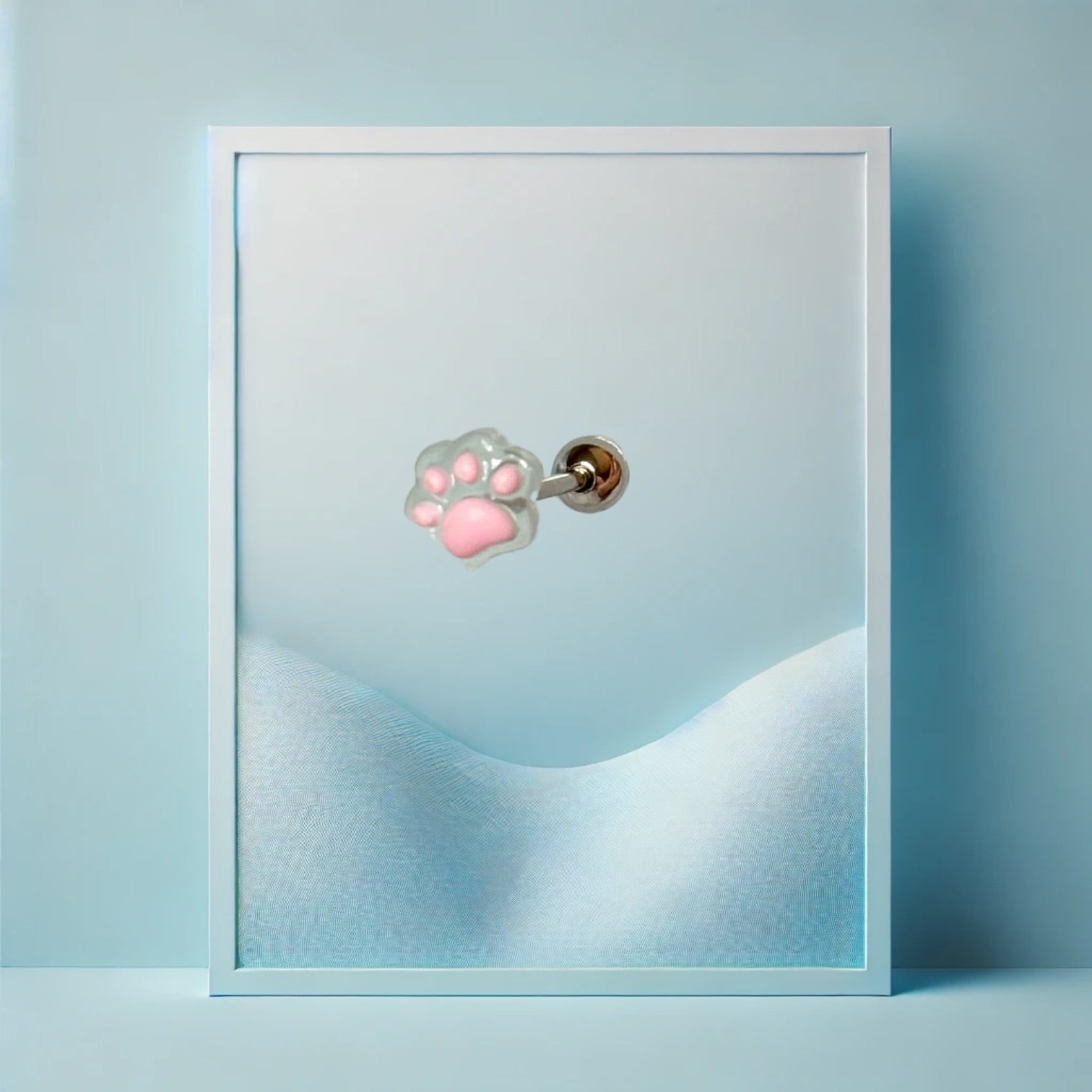 Glowy Paw Zungenpiercing