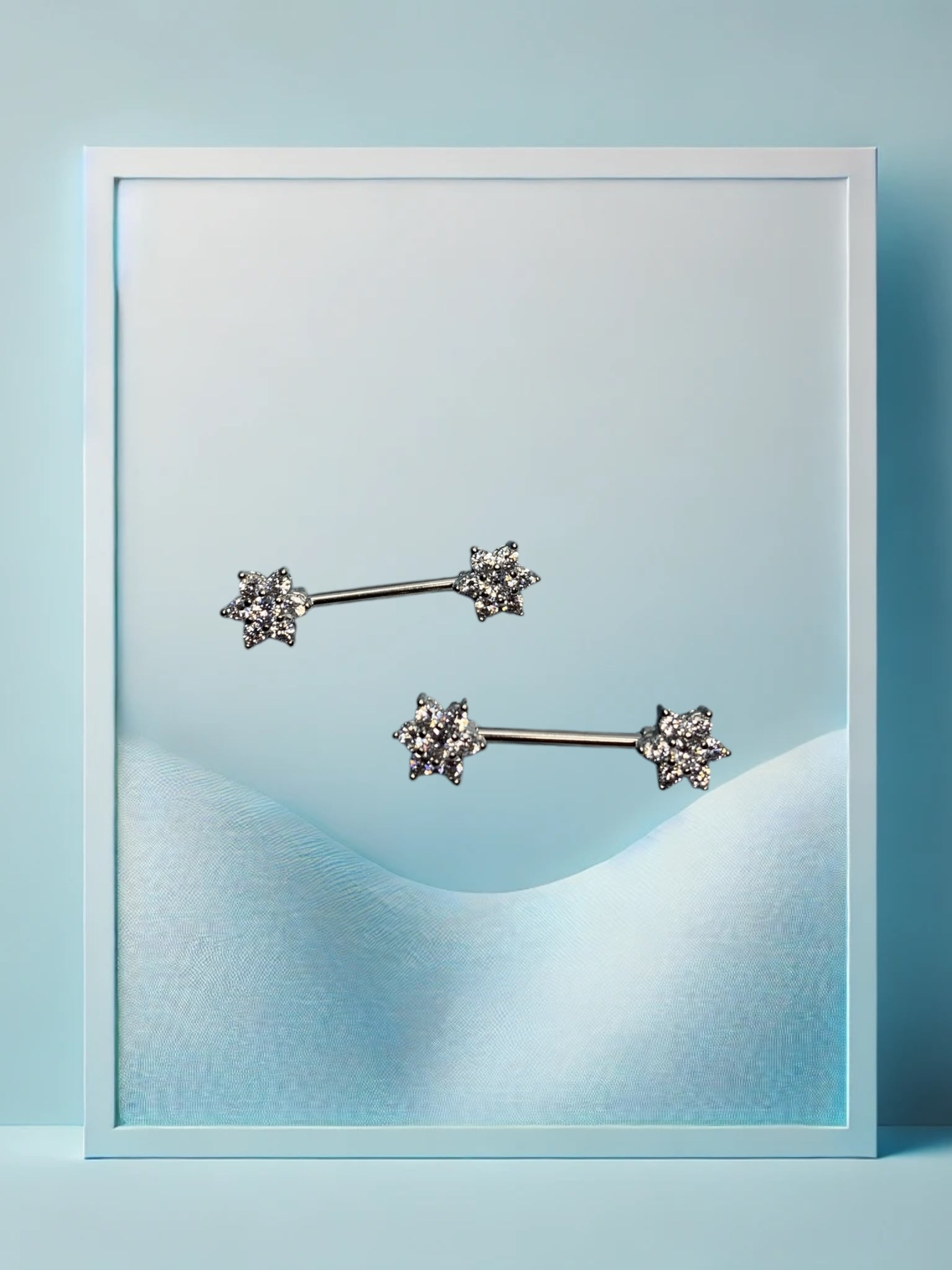 Flower Power Nippelpiercing - IcyBelly