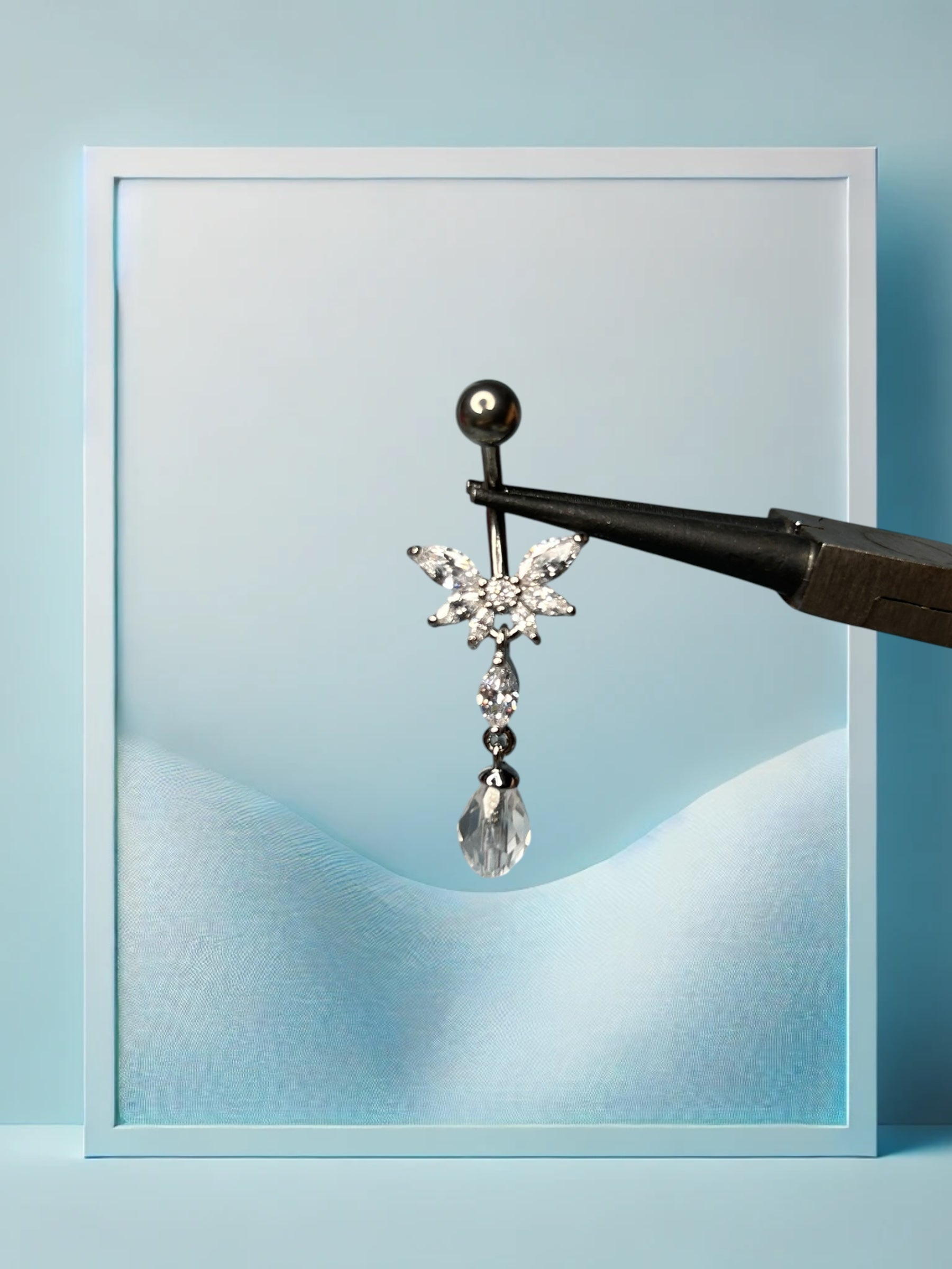 Starlight Drop Bauchpiercing Titan