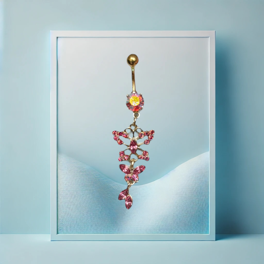 Pink Aura Bauchpiercing - IcyBelly