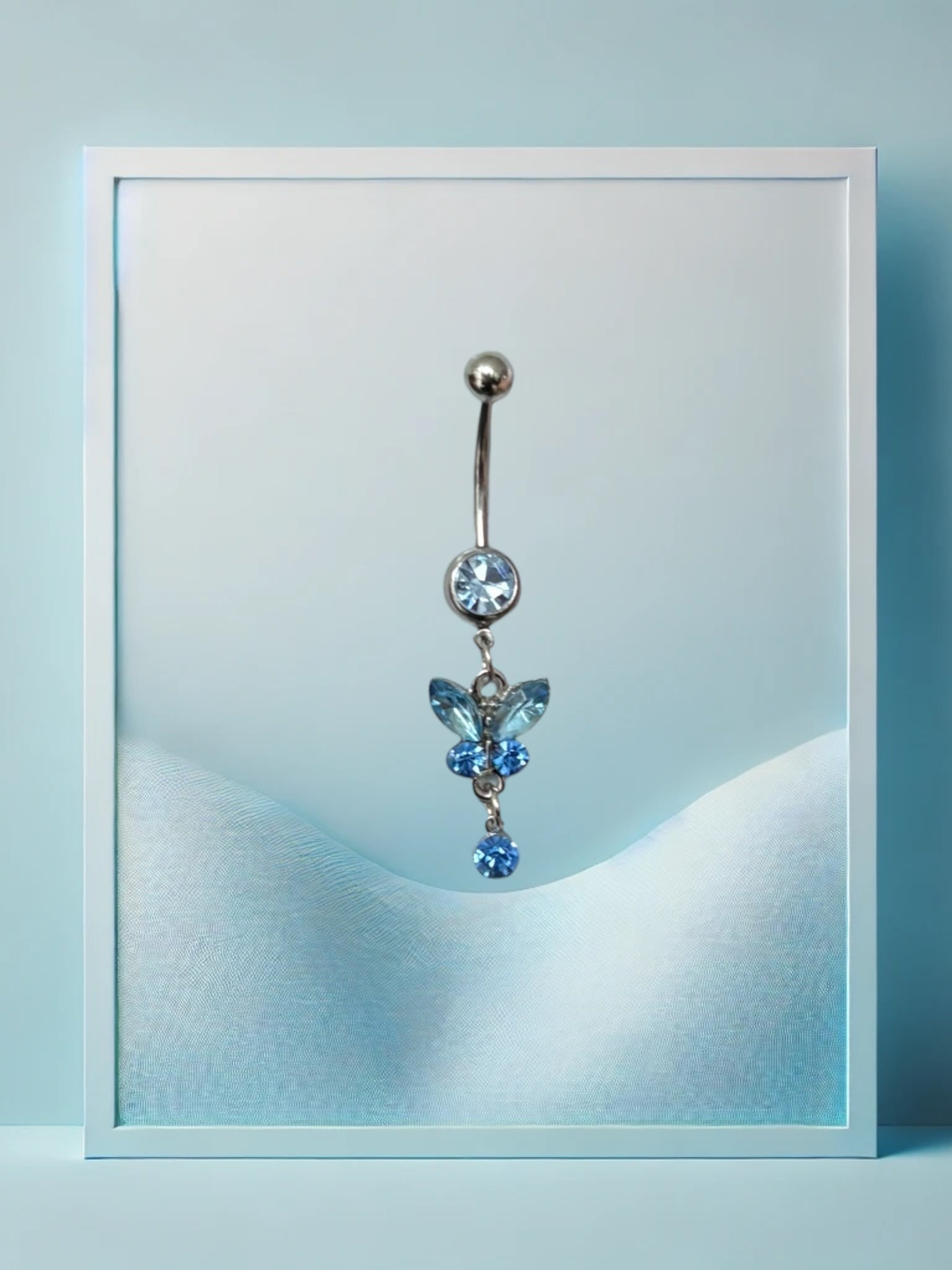 Shadow Blossom Bauchpiercing 14mm