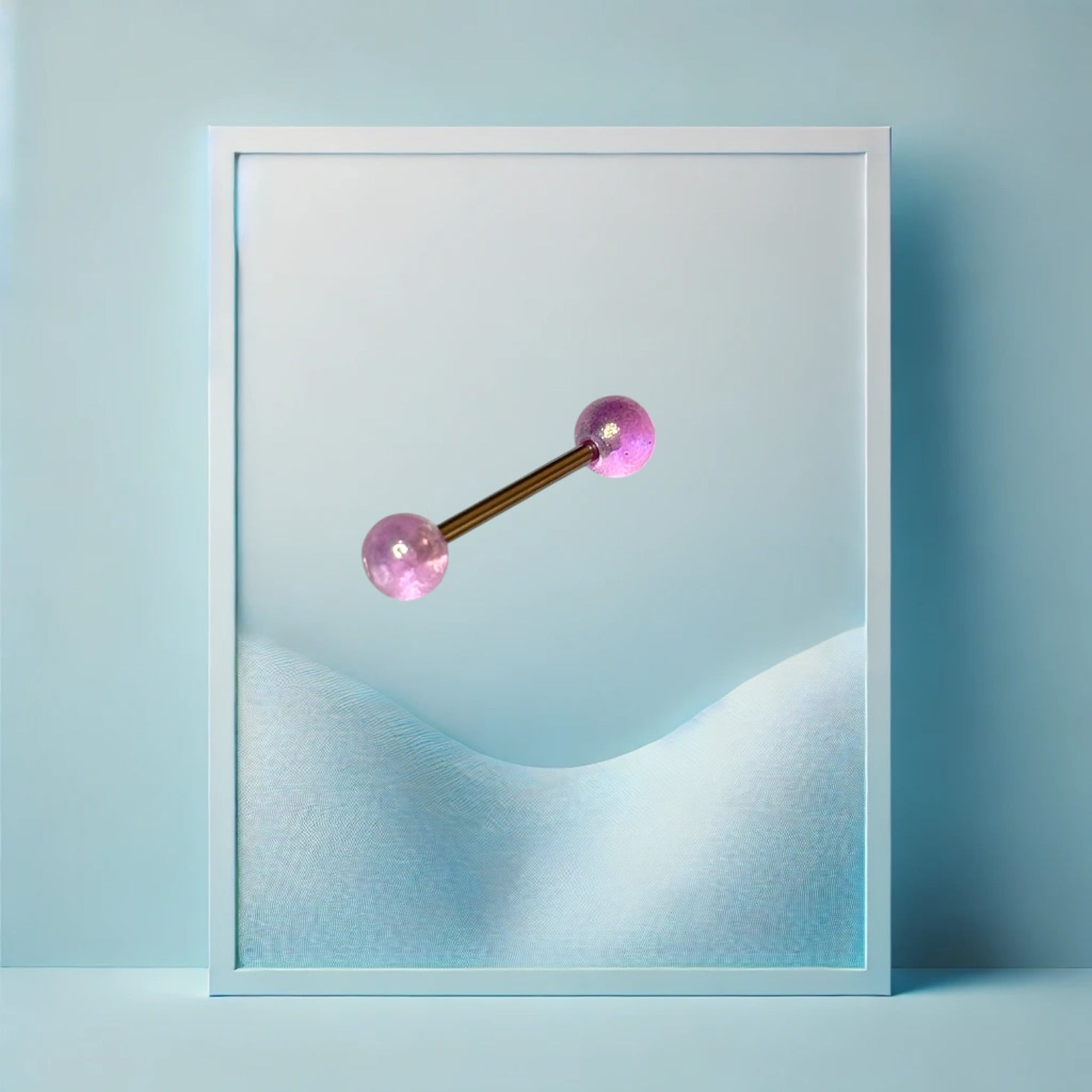 Pretty Rose Zungenpiercing Titan