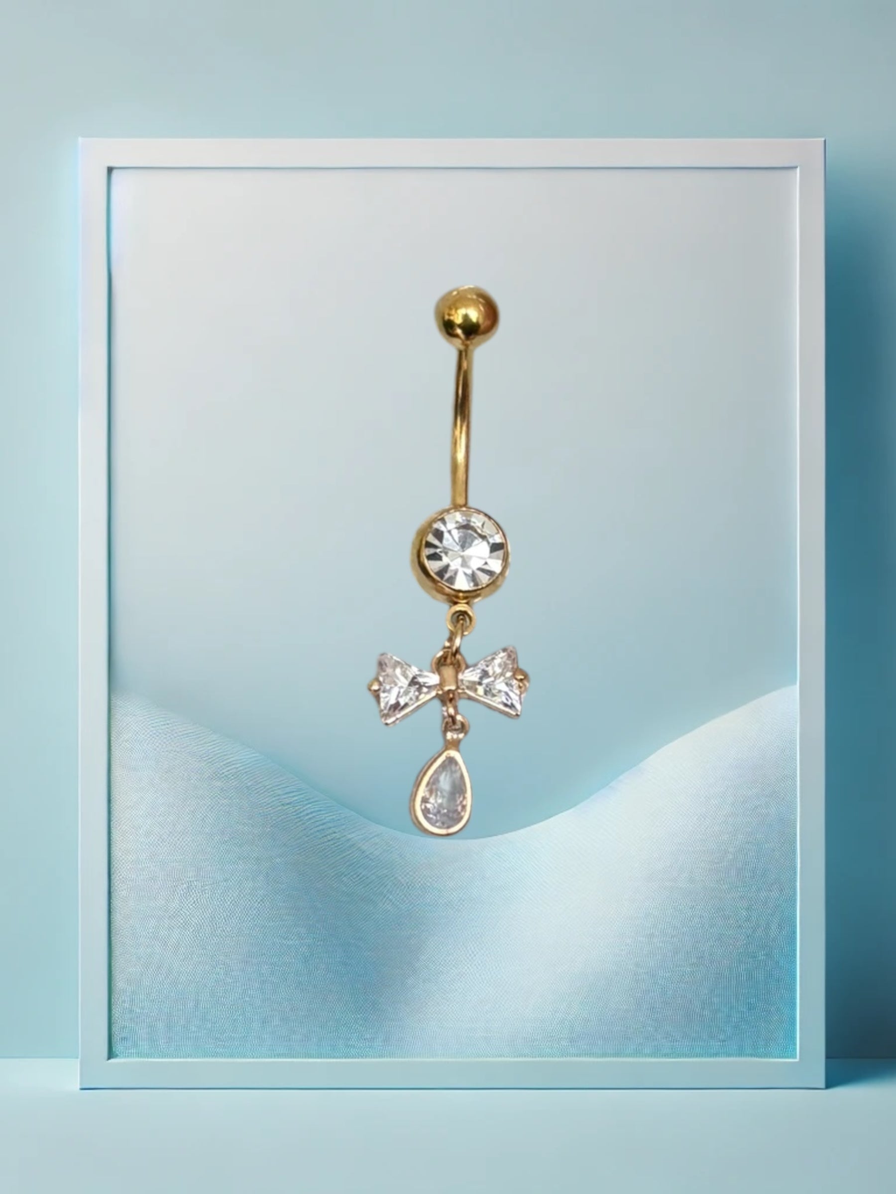 Classic Bow Bauchpiercing 14mm