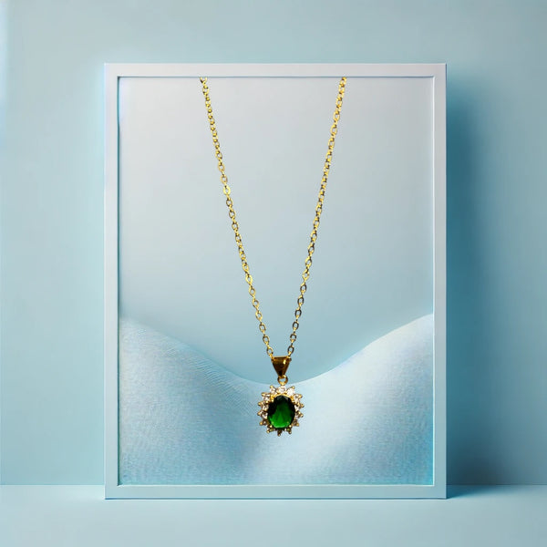 Smaragd Green Kette