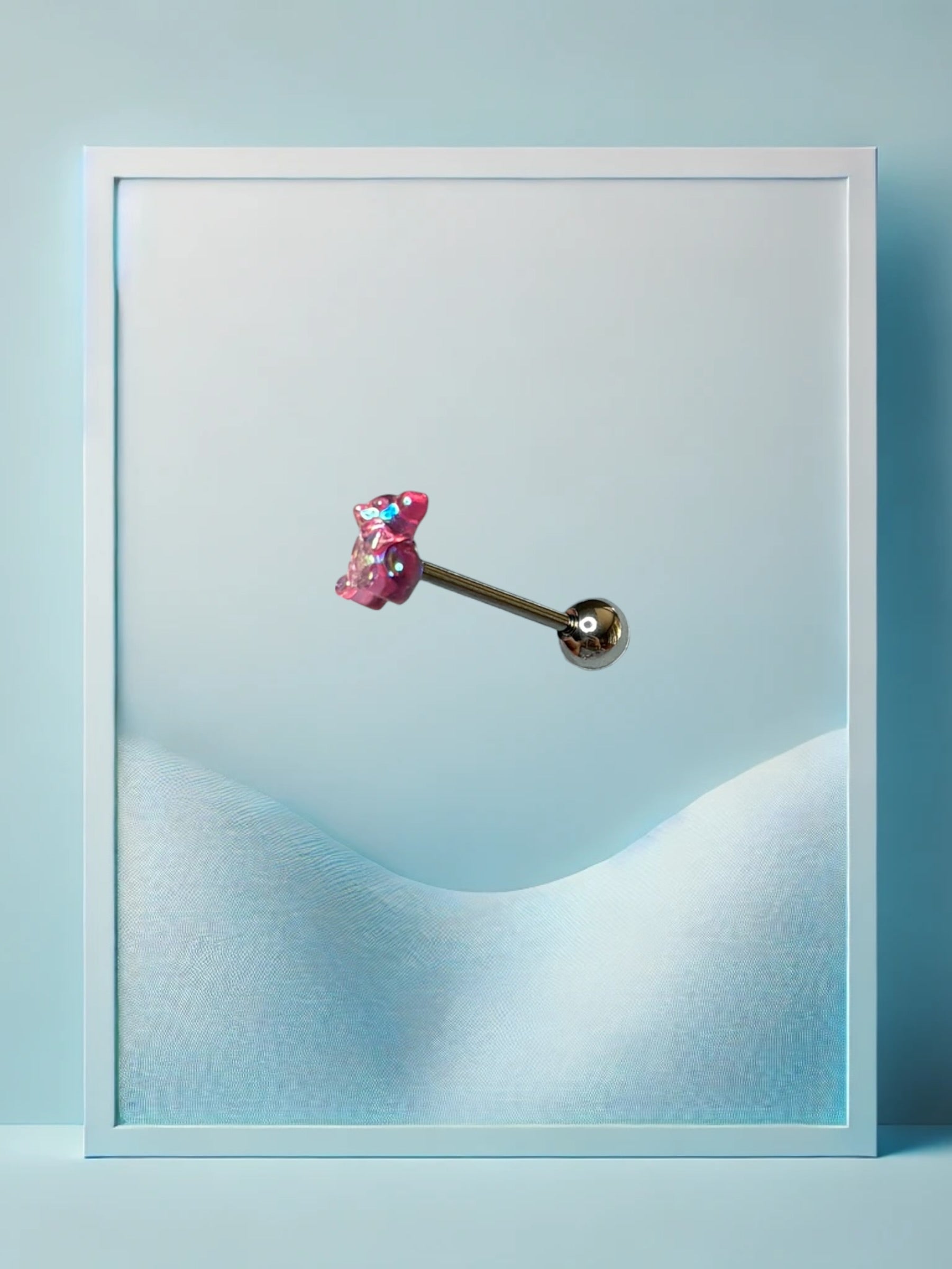 Sweet Bear Zungenpiercing