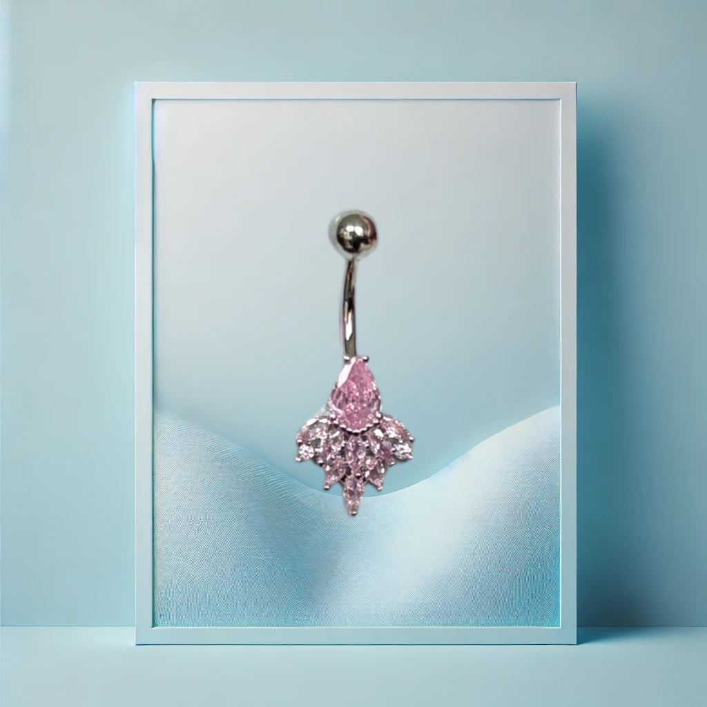Crystal Kiss Bauchpiercing
