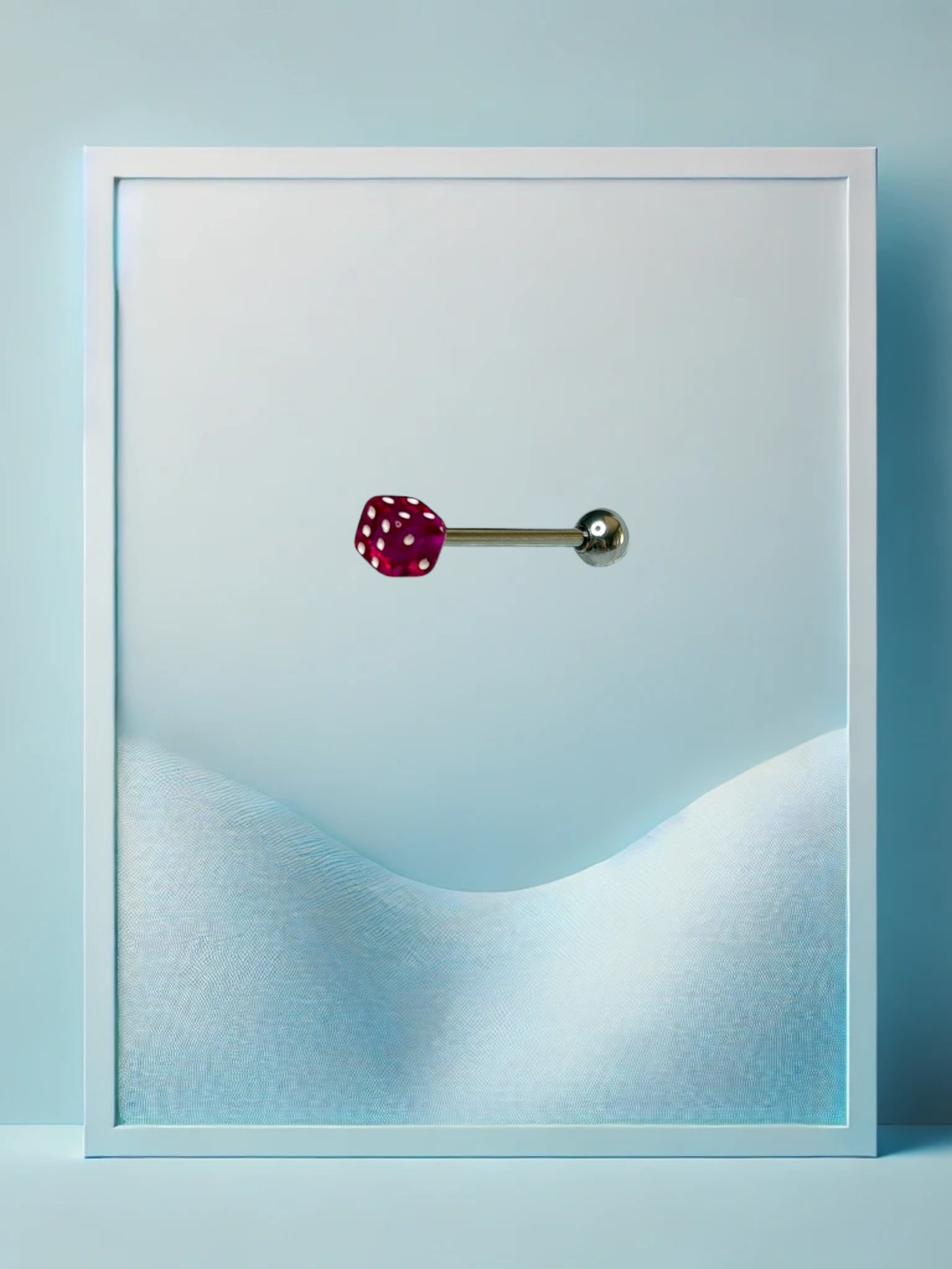 Lucky Girl Zungenpiercing Lila
