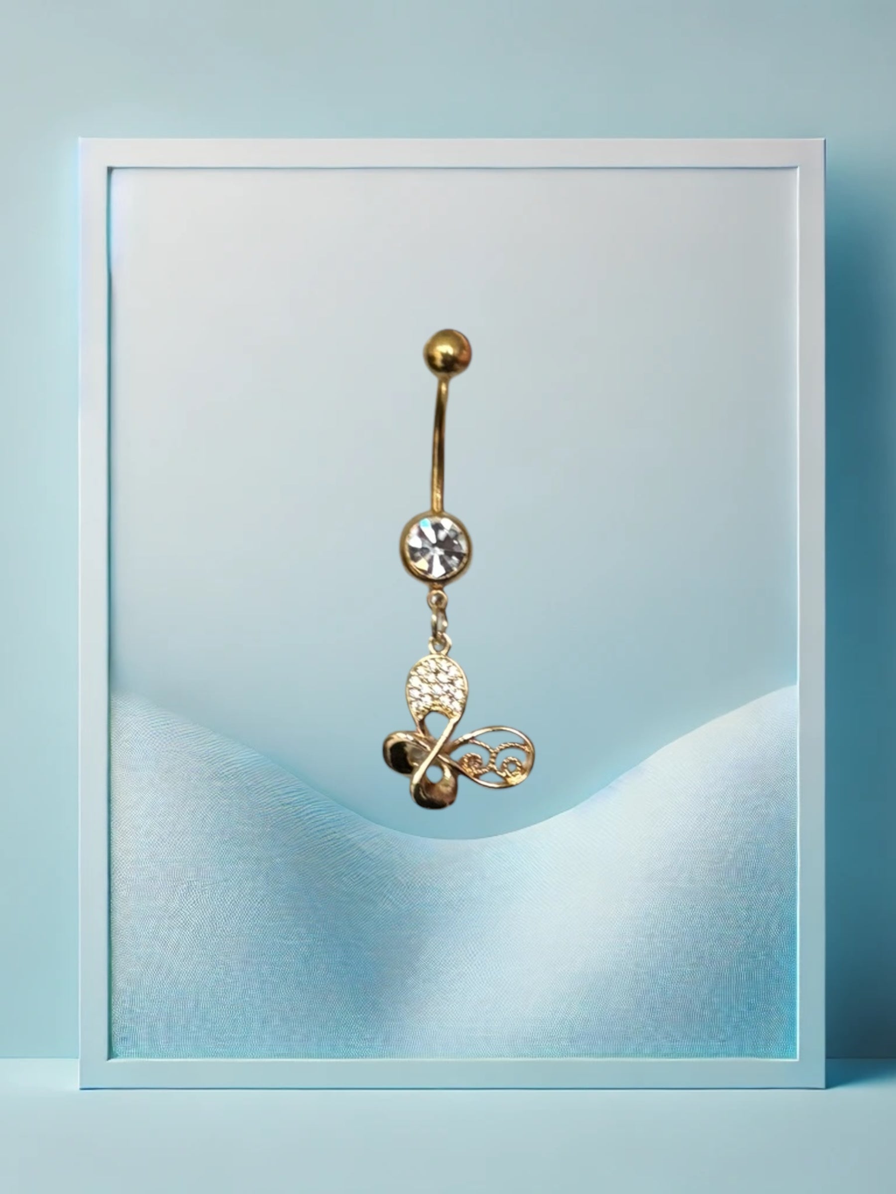 Butterfly Twist Bauchpiercing 14mm