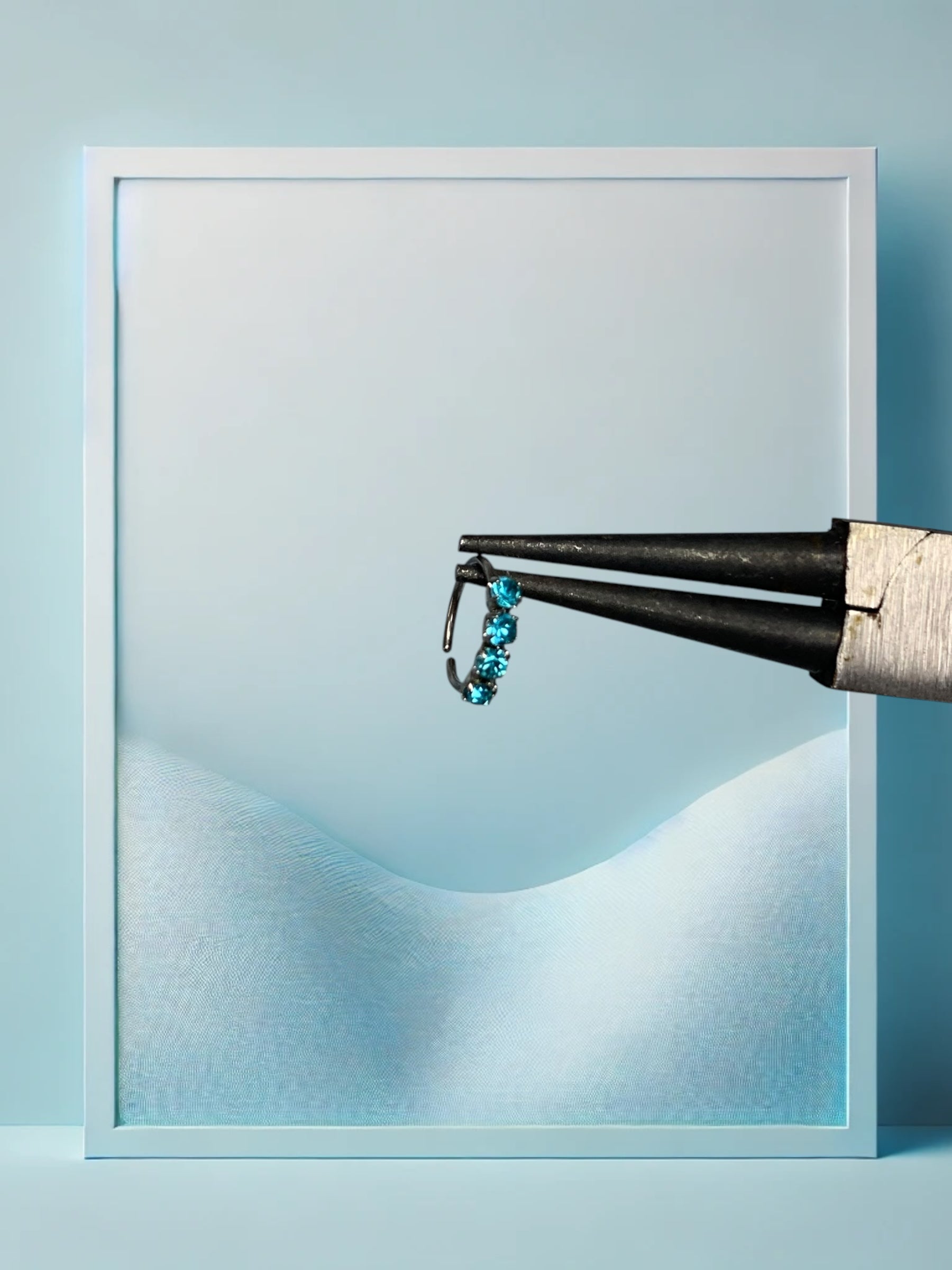 Babyblue Nasenpiercing - IcyBelly
