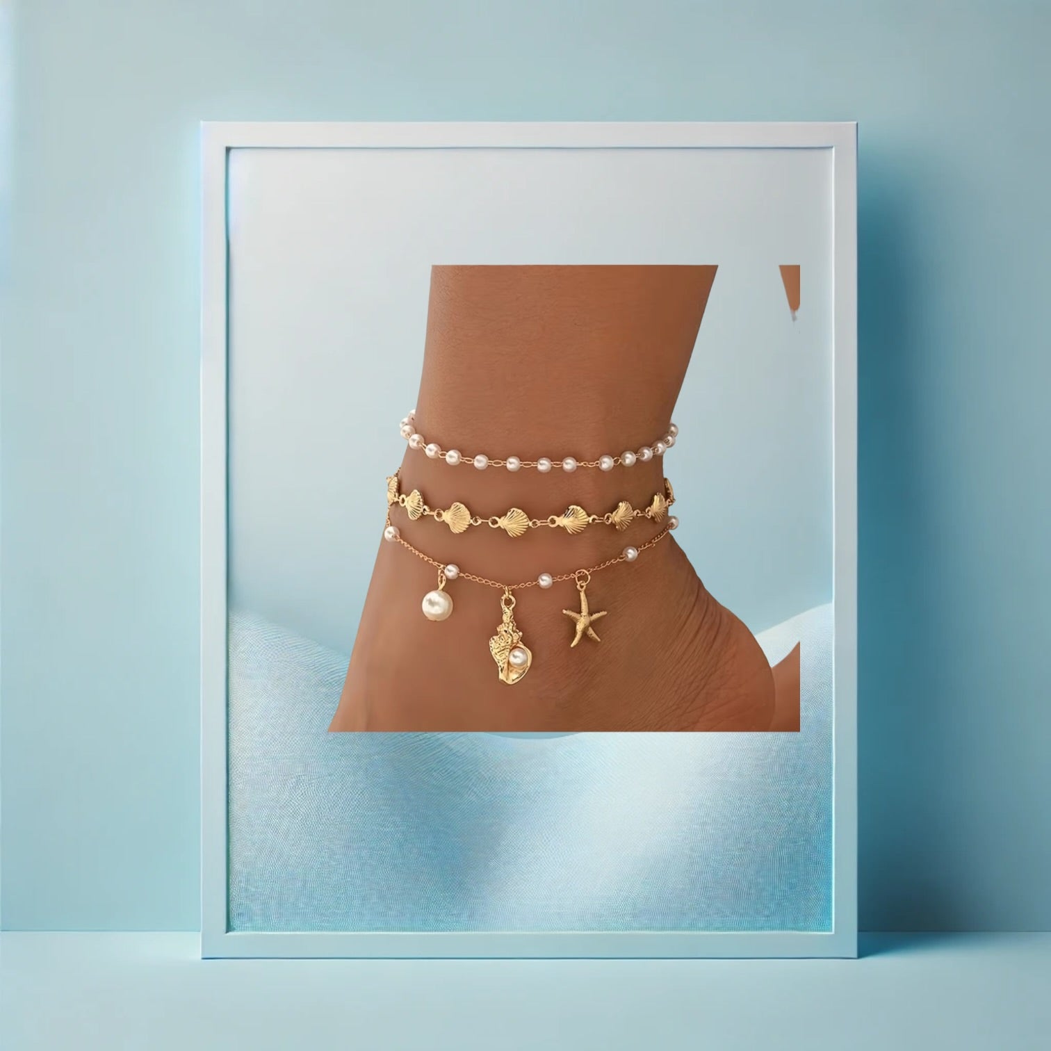 Beach Vibes Fußkette