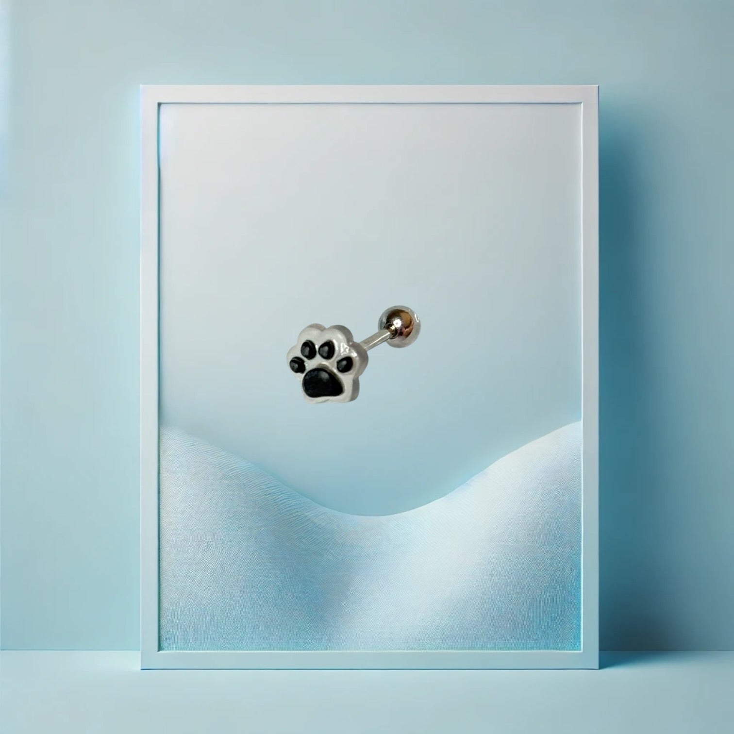 Glowy Paw Zungenpiercing