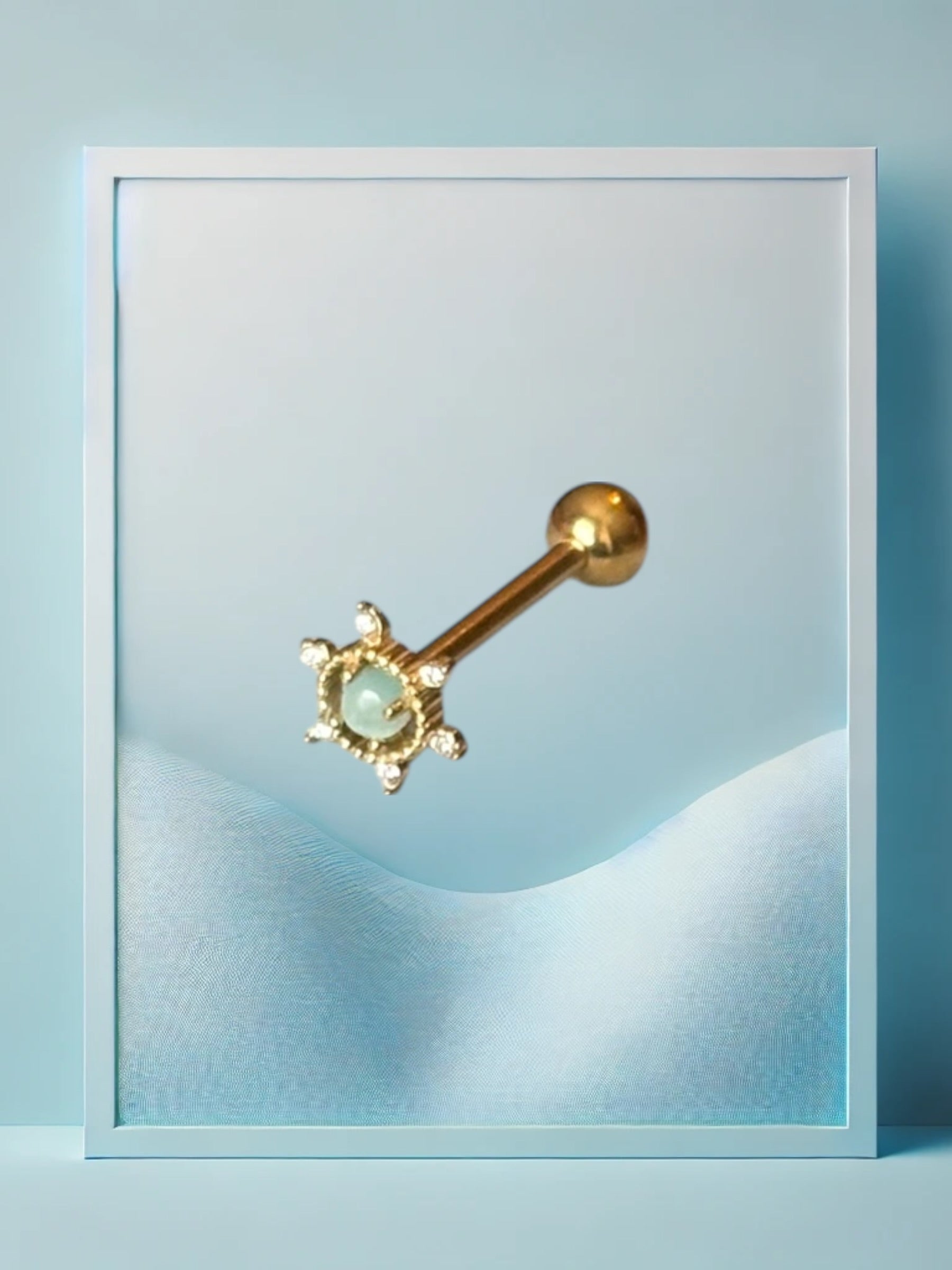 Lagoon Glow Zungenpiercing - IcyBelly