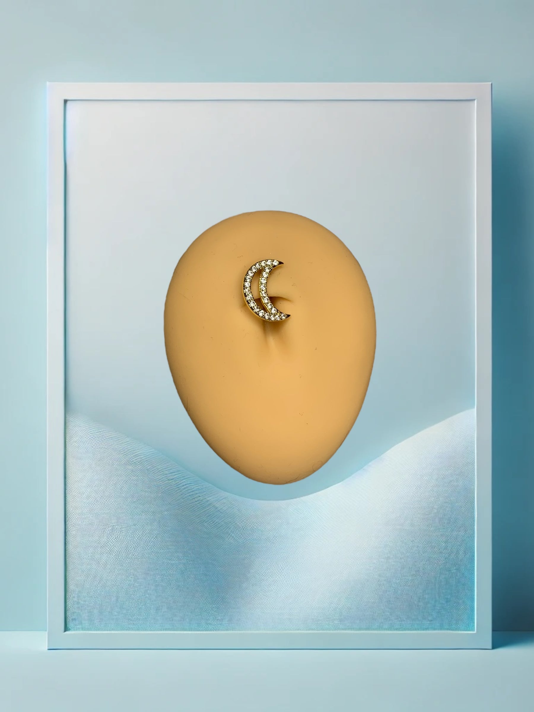 Sparkle Moon Bauchpiercing - IcyBelly