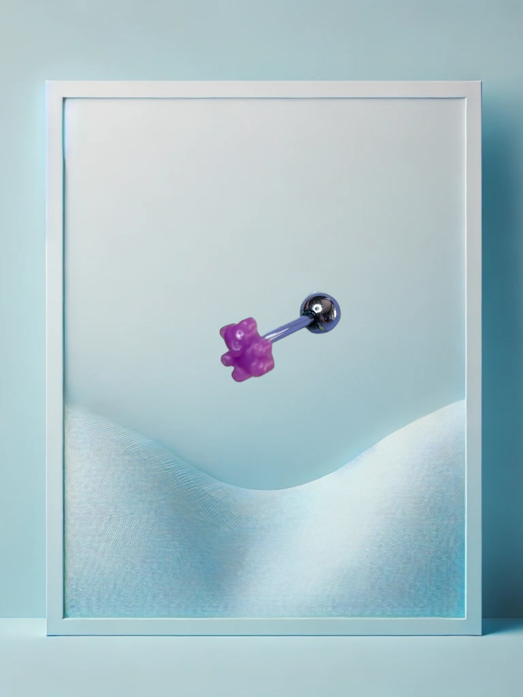 Sweet Bear Zungenpiercing