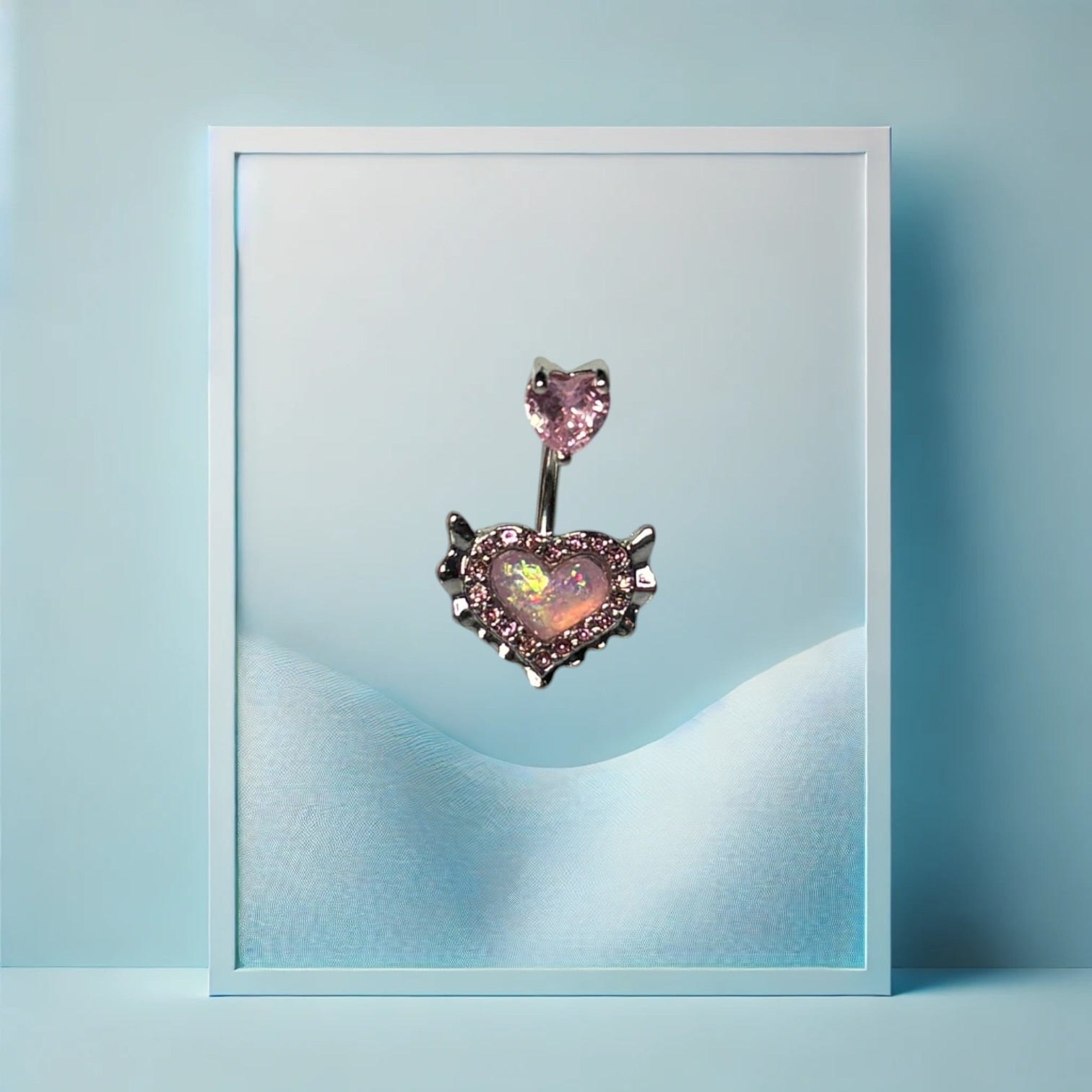 Candy Heart Bauchpiercing
