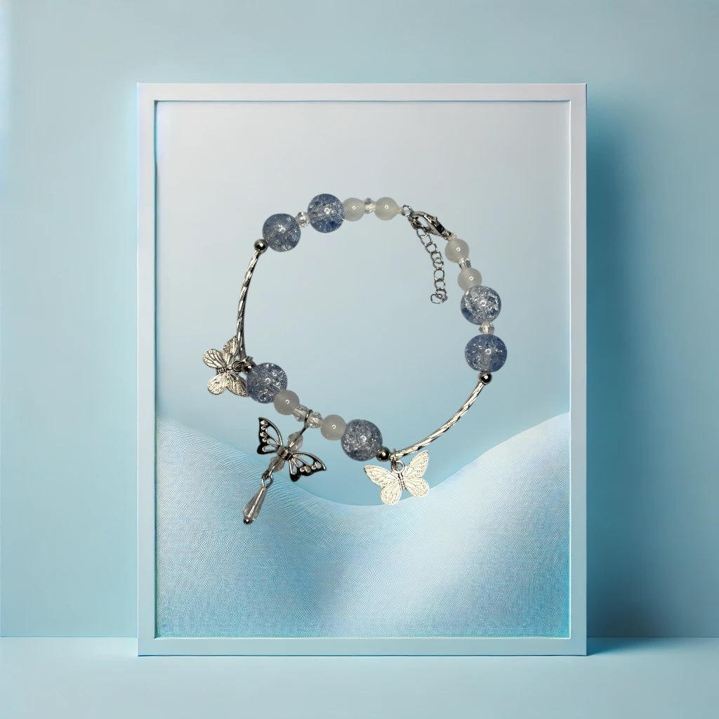 Blue Mariposa Armband