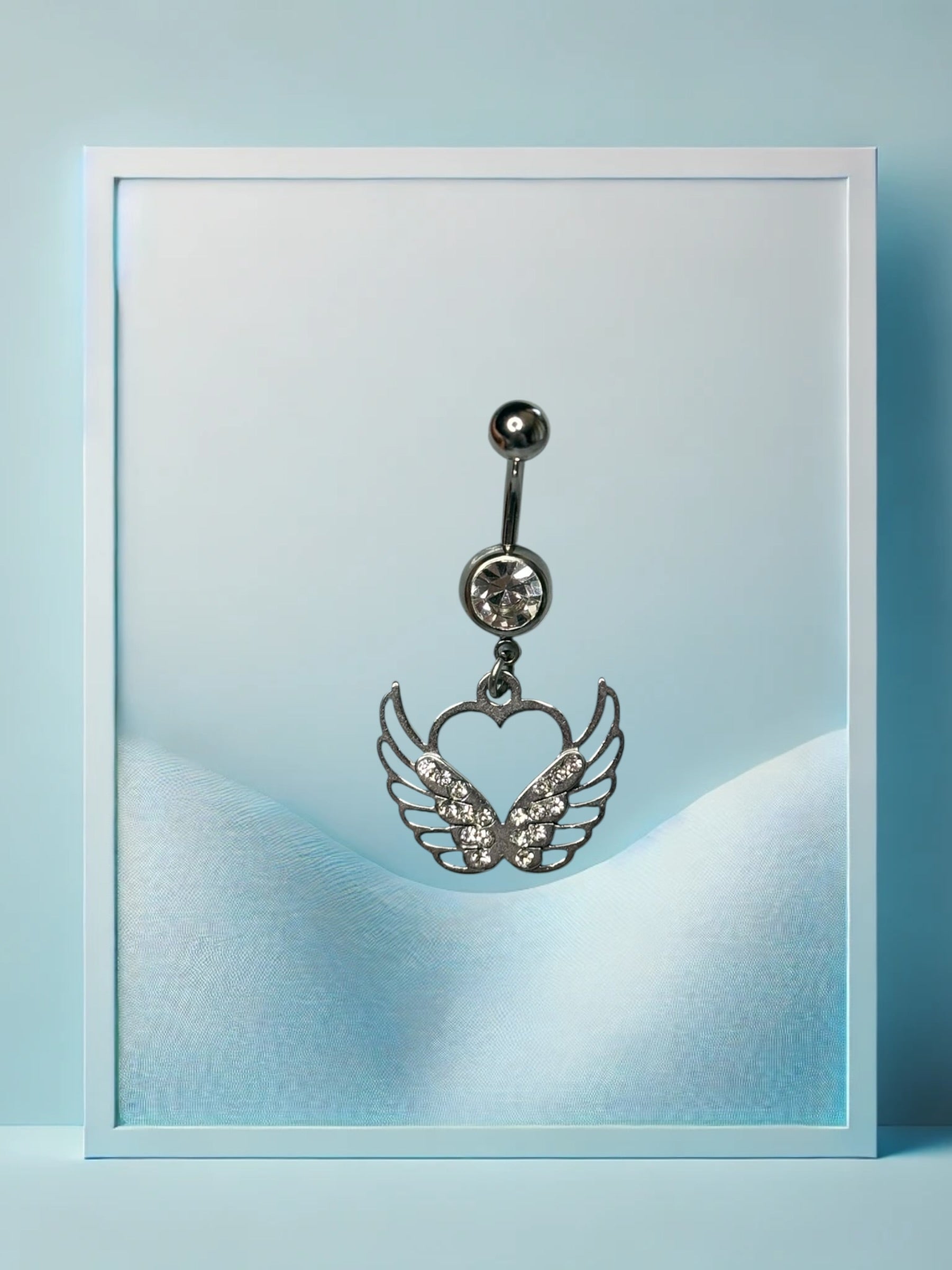 Double Wing Bauchpiercing