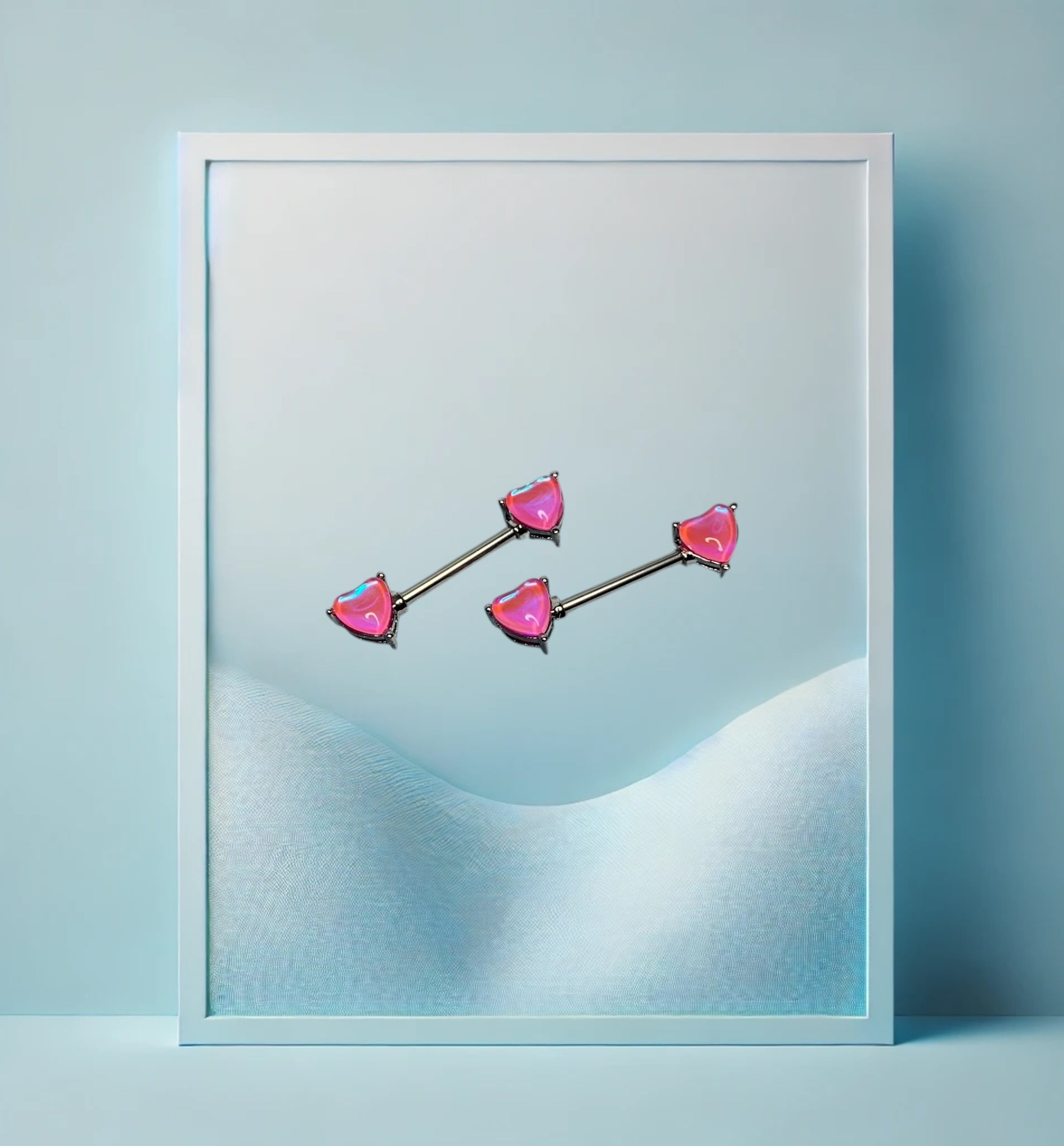 Bubblegum Hearts Nippelpiercings - IcyBelly