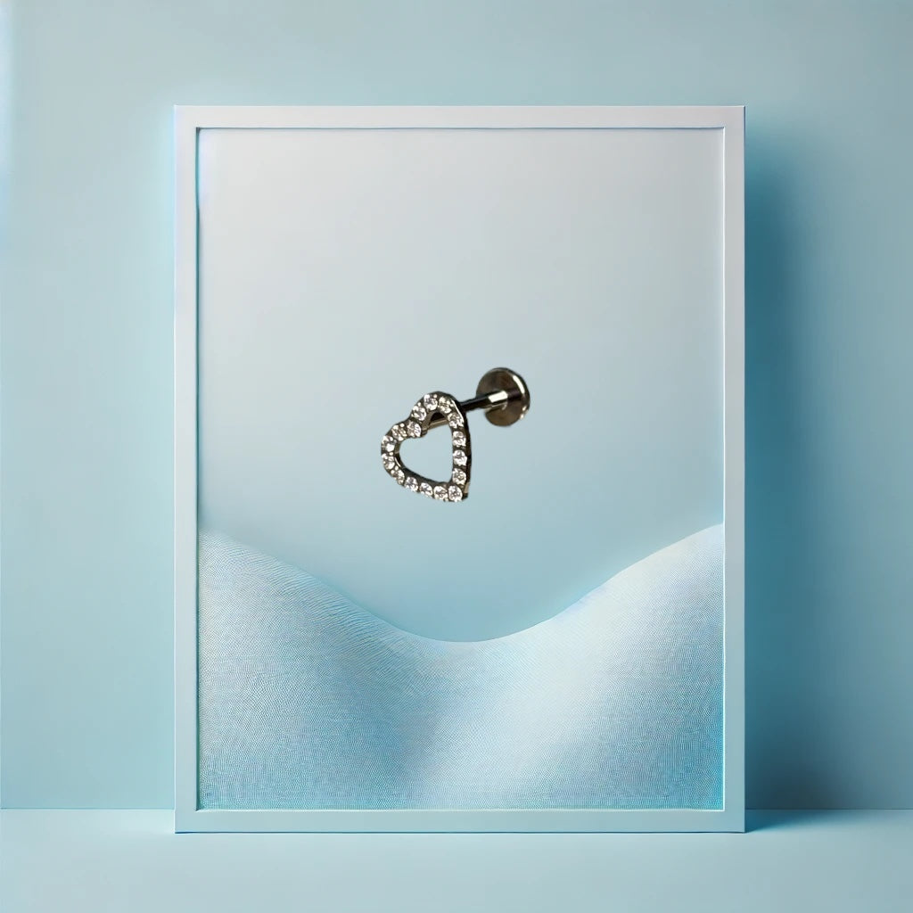 Tiny Heart Tragus/Flat Titan