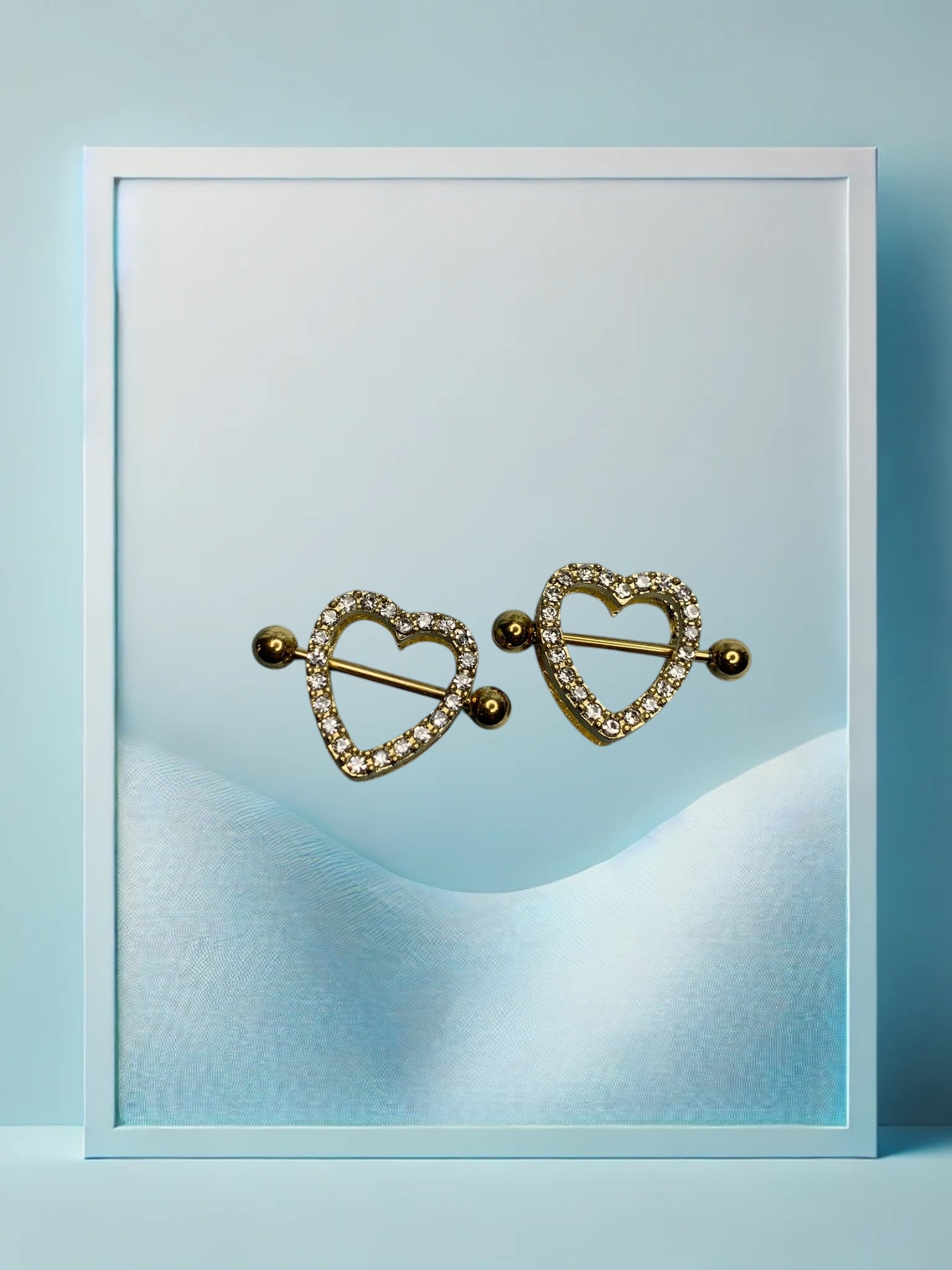Big Love Nippelpiercing Gold - IcyBelly
