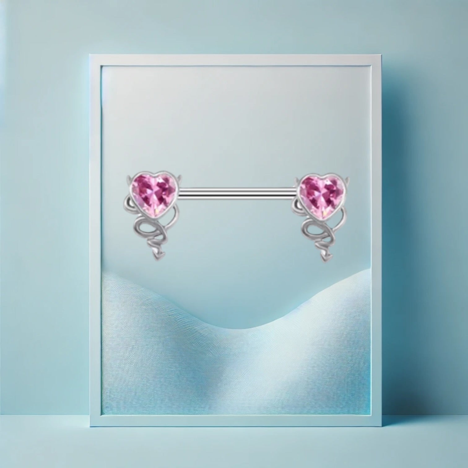Pink Devil Nippelpiercing
