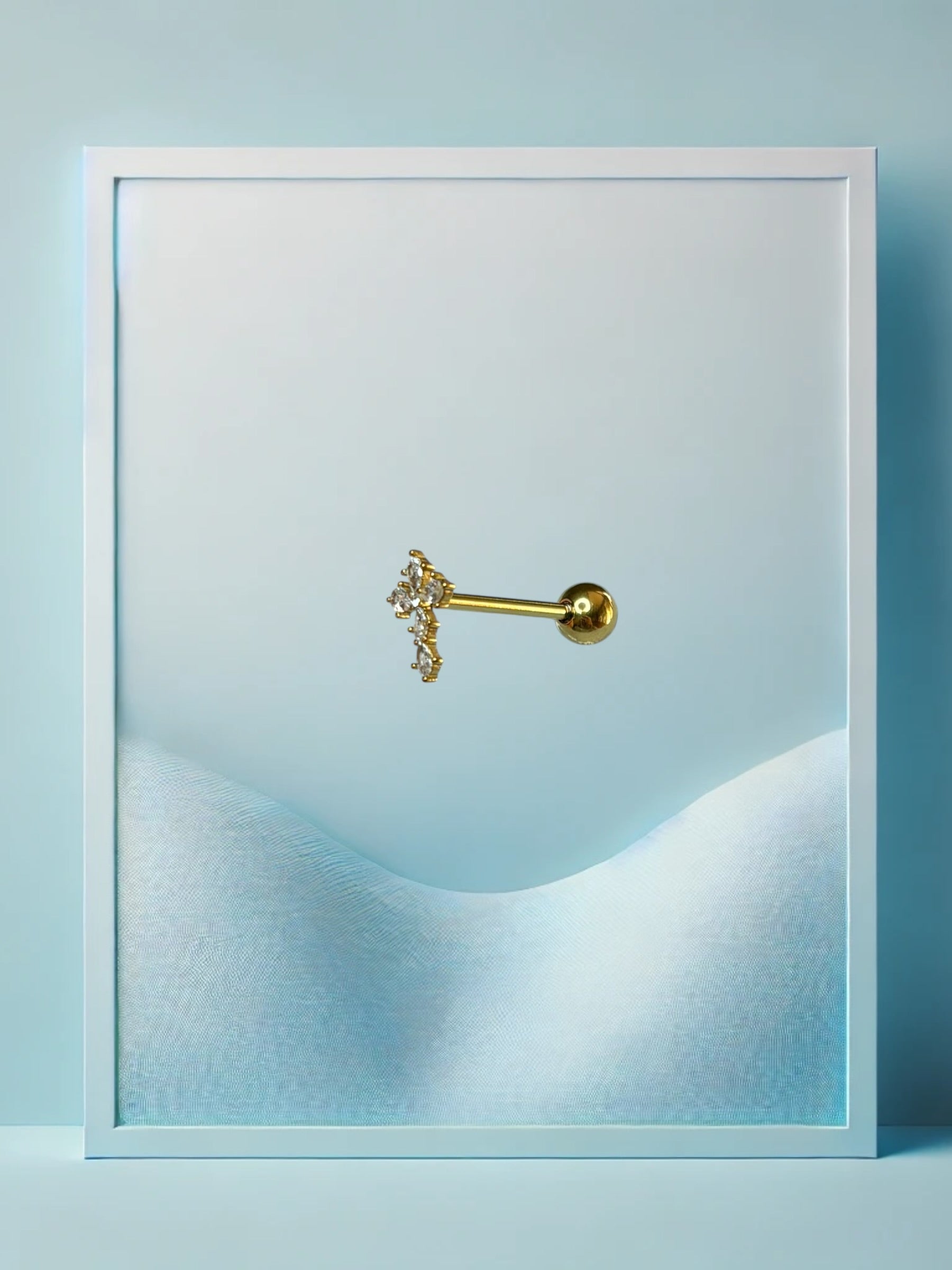 Piercing alla lingua ghiacciato