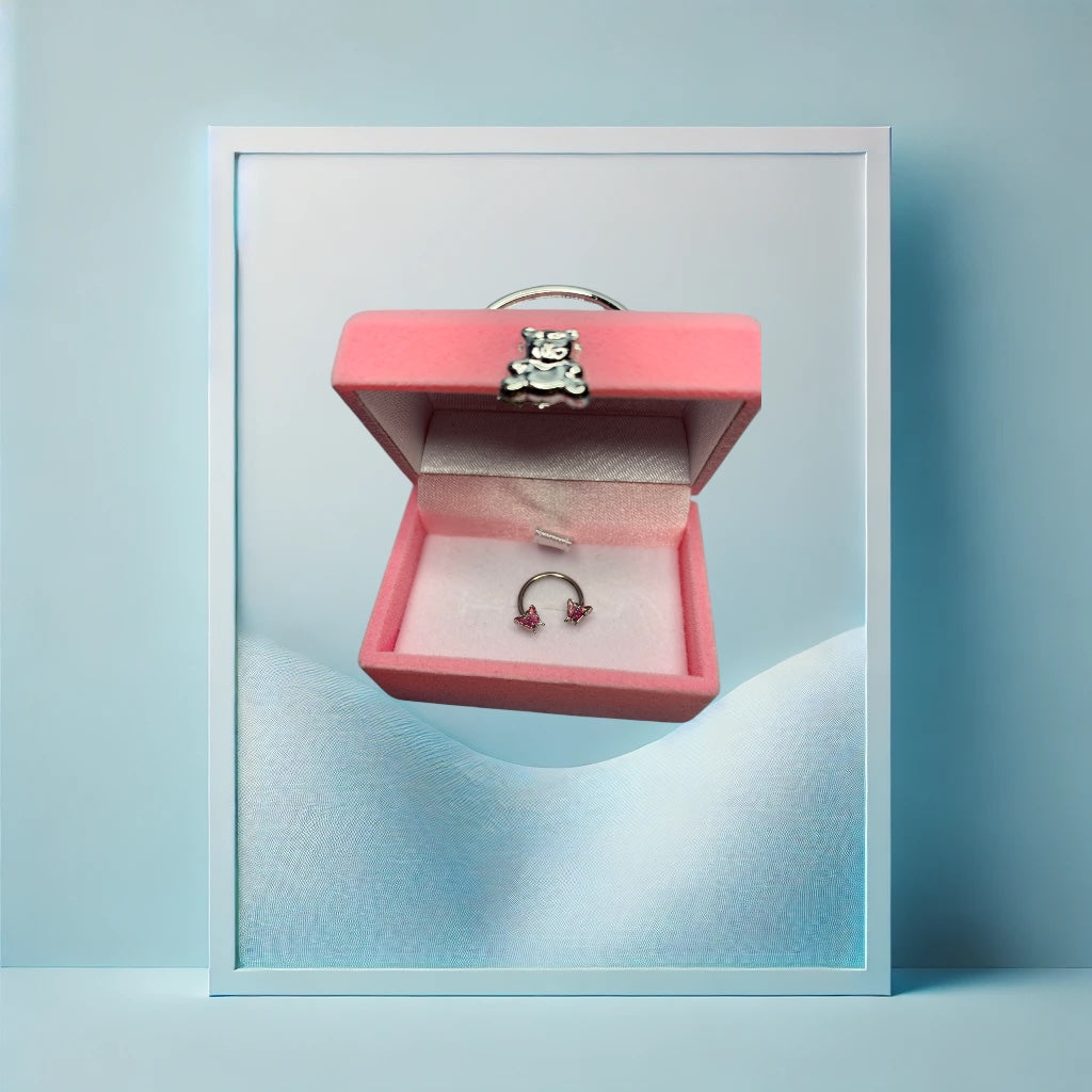 Pink Butterfly Septum - IcyBelly